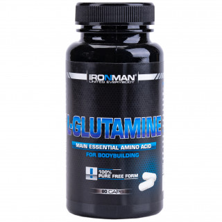 L-Глутамин, Ironman™,  60 капсул